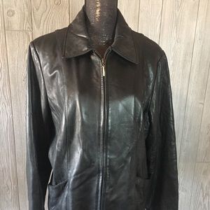 Worthington Genuine Lambskin Motorcycle Jacket
